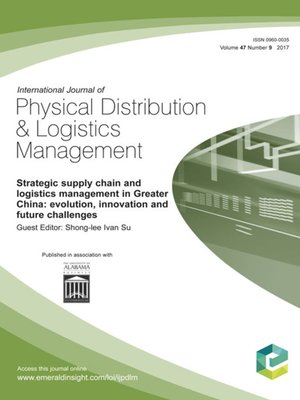 cover image of International Journal of Physical Distribution & Logistics Management, Volume 47, Number 9